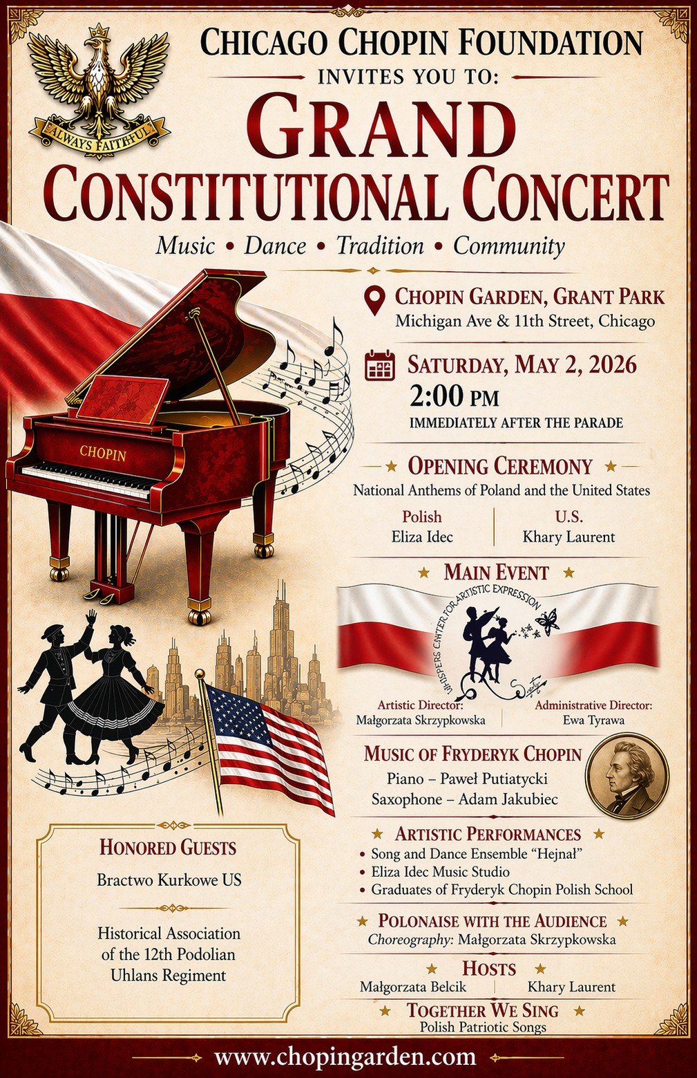 Grand Constitutional Concert May 2, 2026